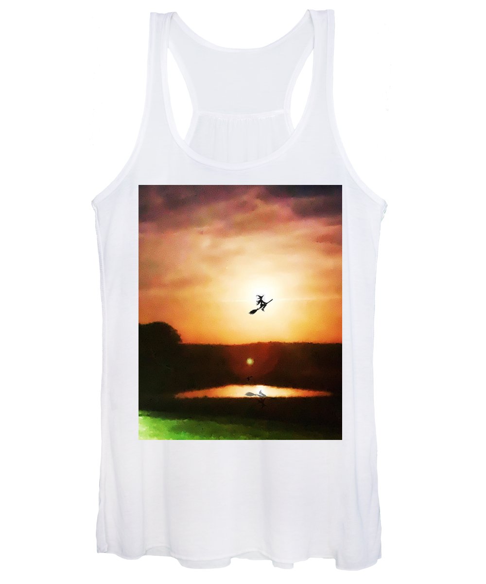 Traveling By Moonlight - Women's Tank Top