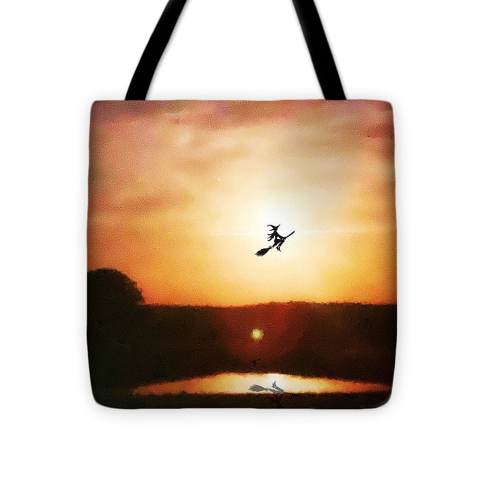 Traveling By Moonlight - Tote Bag