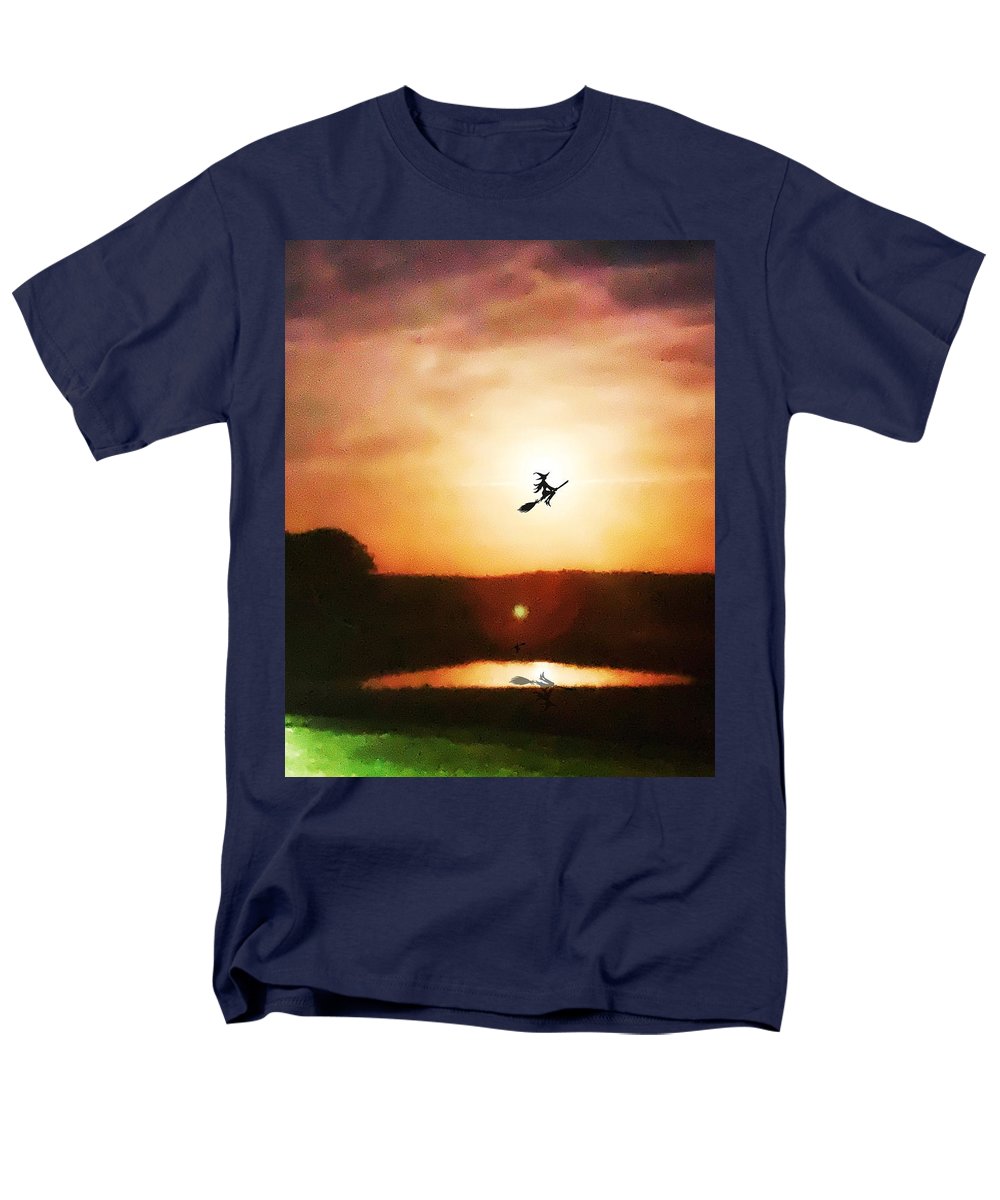 Traveling By Moonlight - Men's T-Shirt  (Regular Fit)