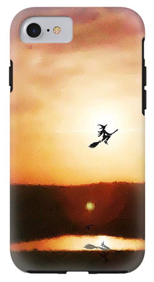 Traveling By Moonlight - Phone Case