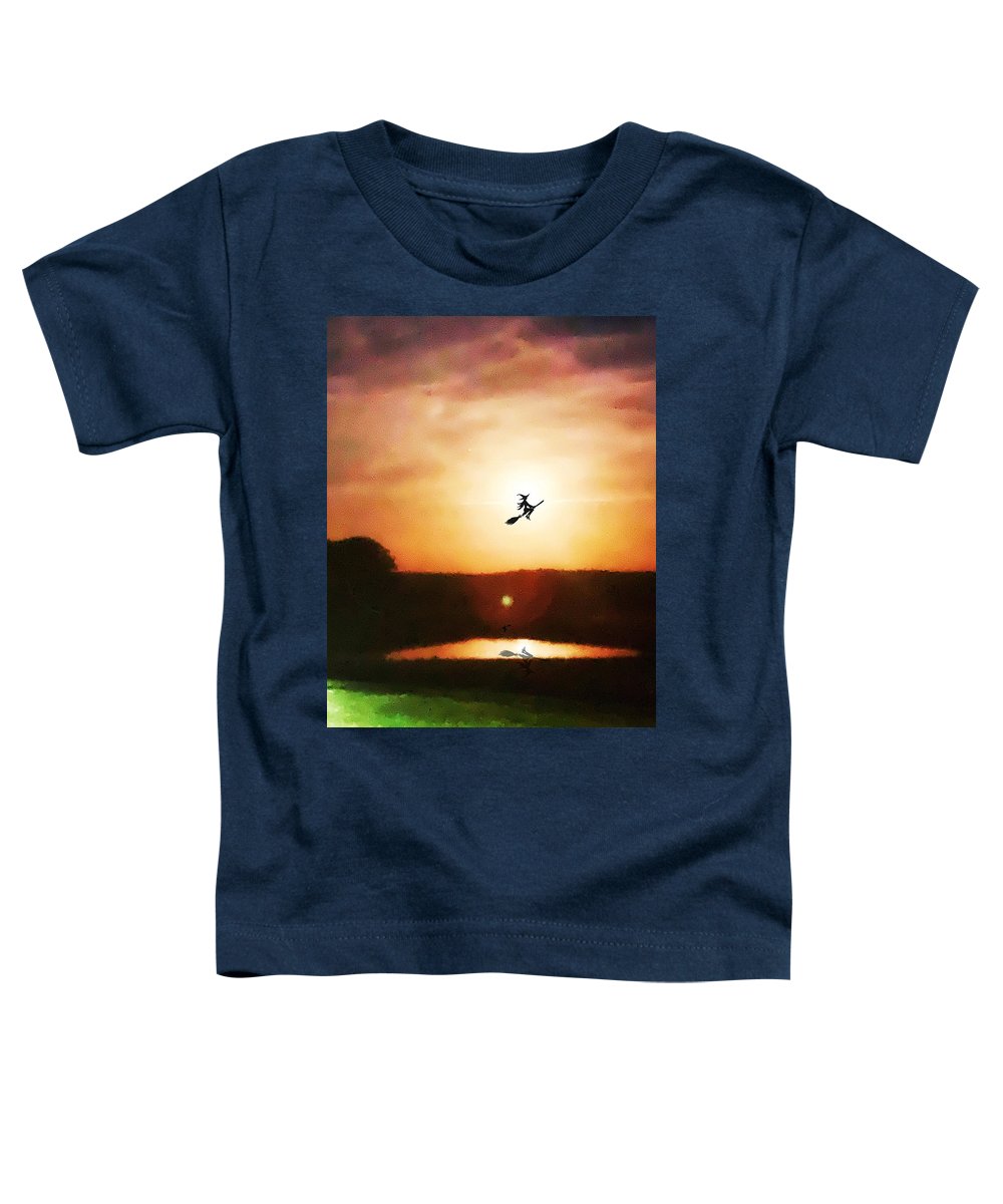 Traveling By Moonlight - Toddler T-Shirt