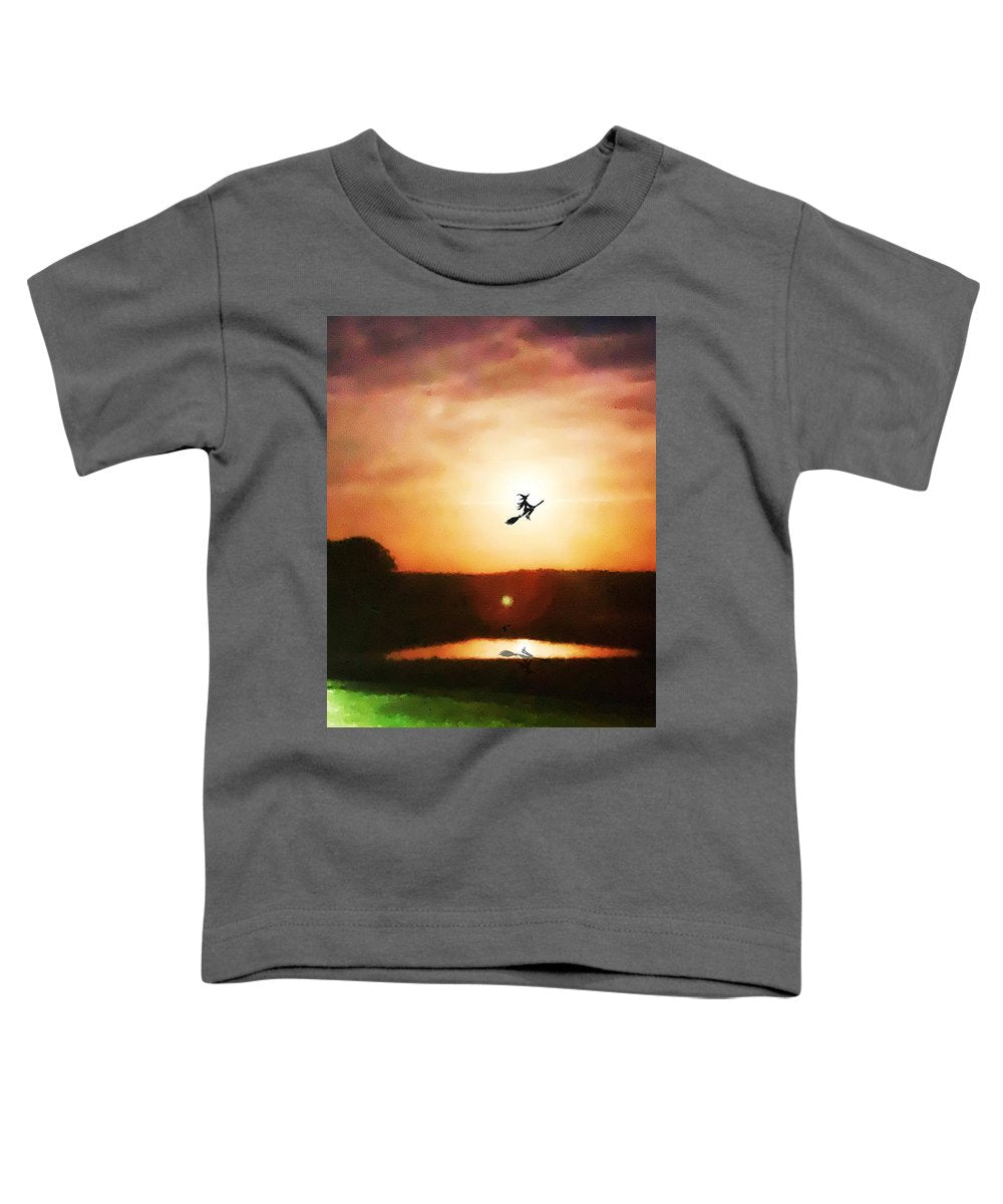 Traveling By Moonlight - Toddler T-Shirt