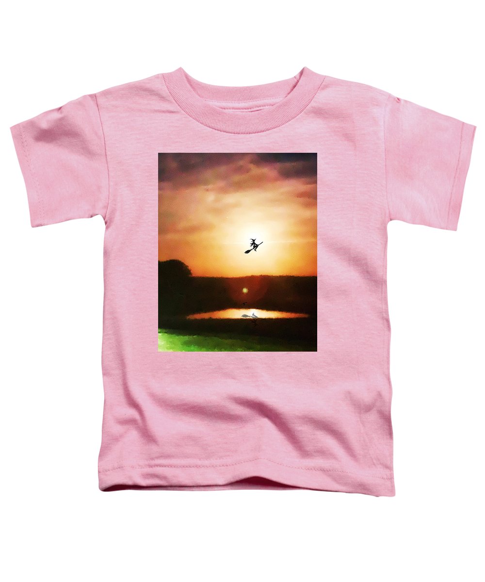 Traveling By Moonlight - Toddler T-Shirt