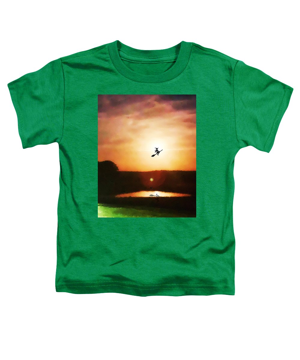 Traveling By Moonlight - Toddler T-Shirt