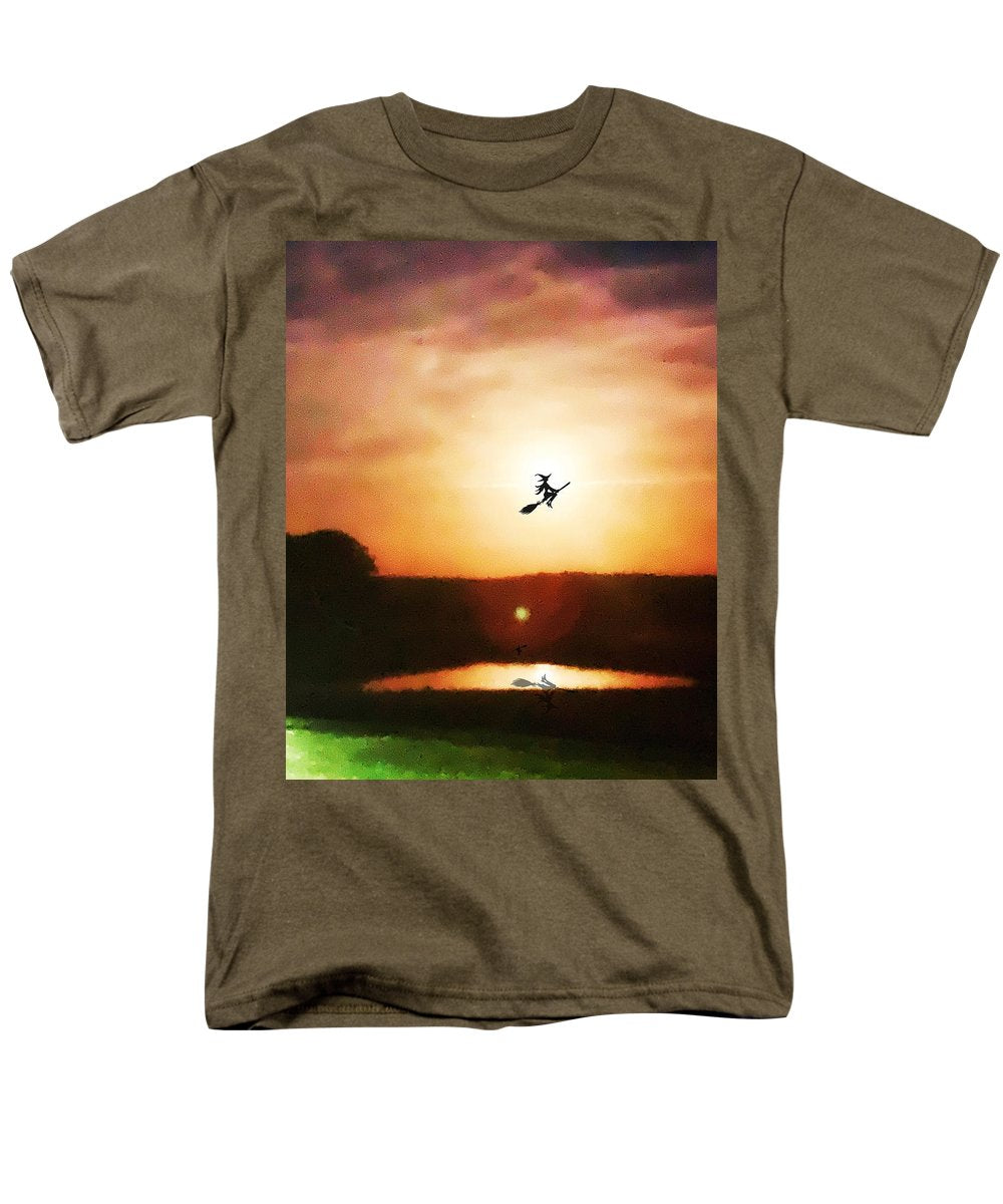 Traveling By Moonlight - Men's T-Shirt  (Regular Fit)