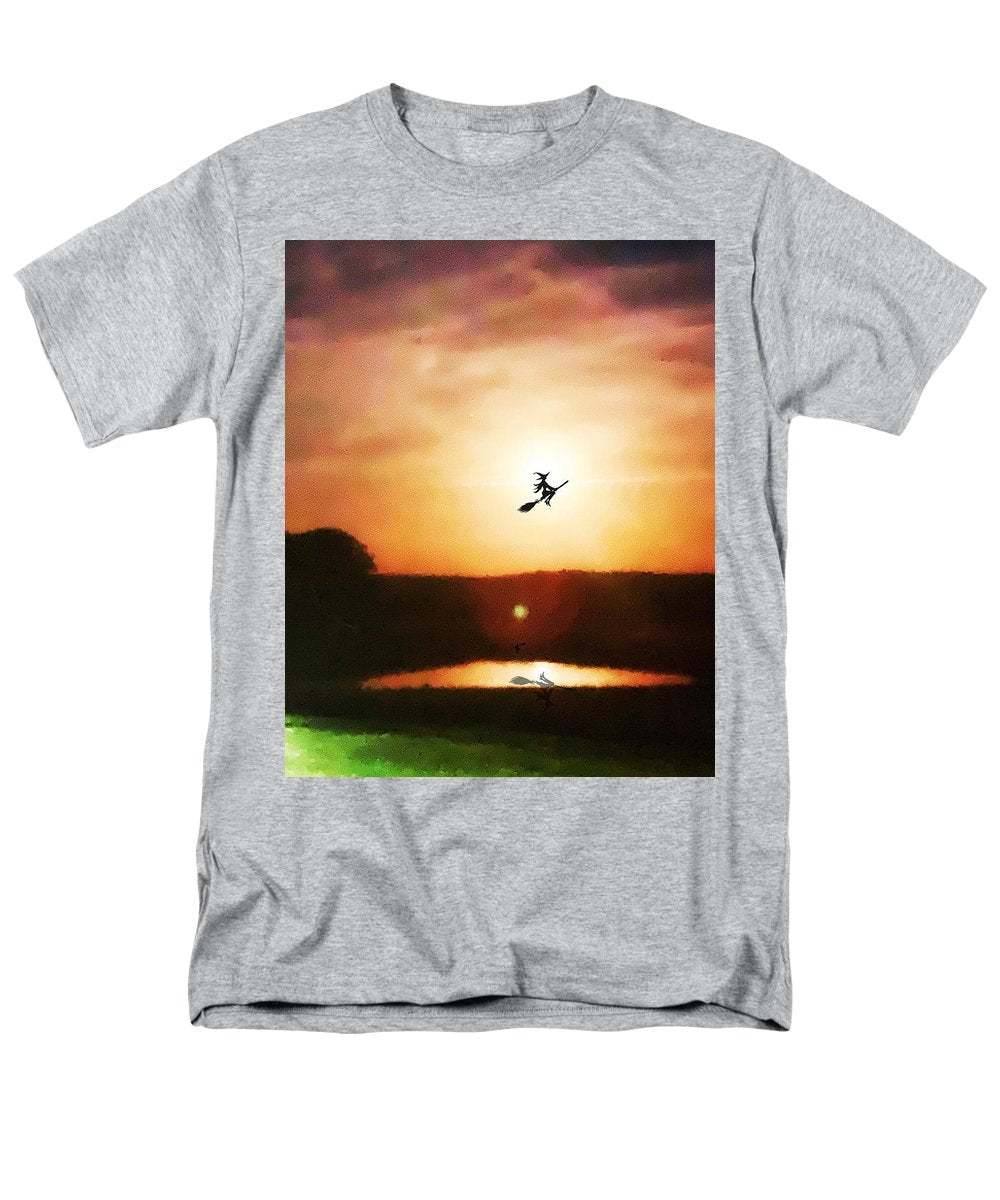 Traveling By Moonlight - Men's T-Shirt  (Regular Fit)