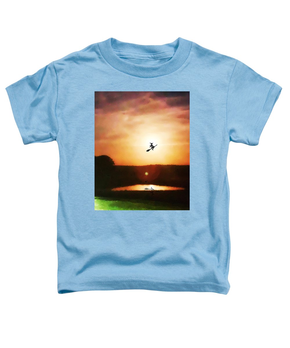 Traveling By Moonlight - Toddler T-Shirt