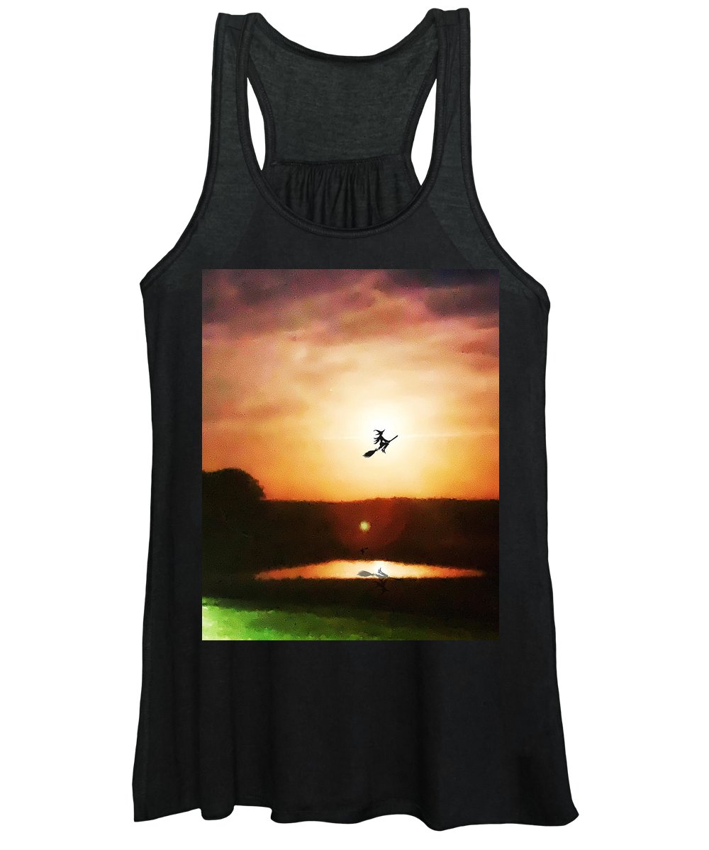 Traveling By Moonlight - Women's Tank Top