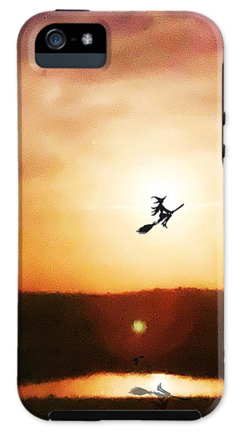 Traveling By Moonlight - Phone Case