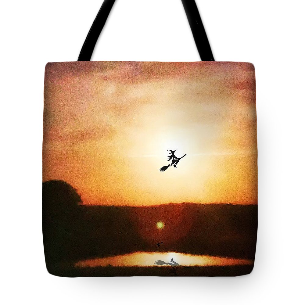 Traveling By Moonlight - Tote Bag