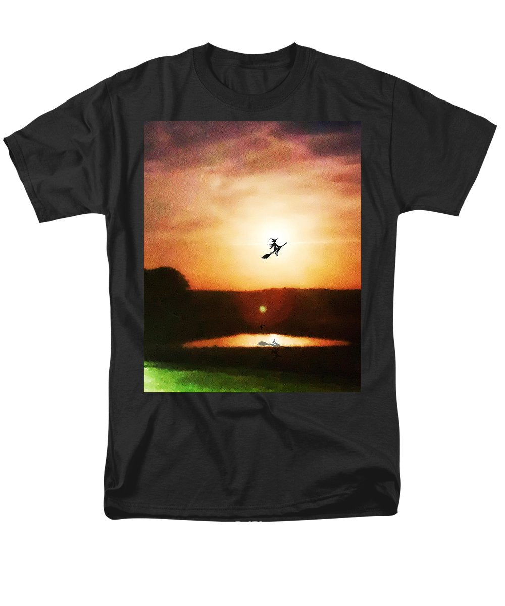 Traveling By Moonlight - Men's T-Shirt  (Regular Fit)