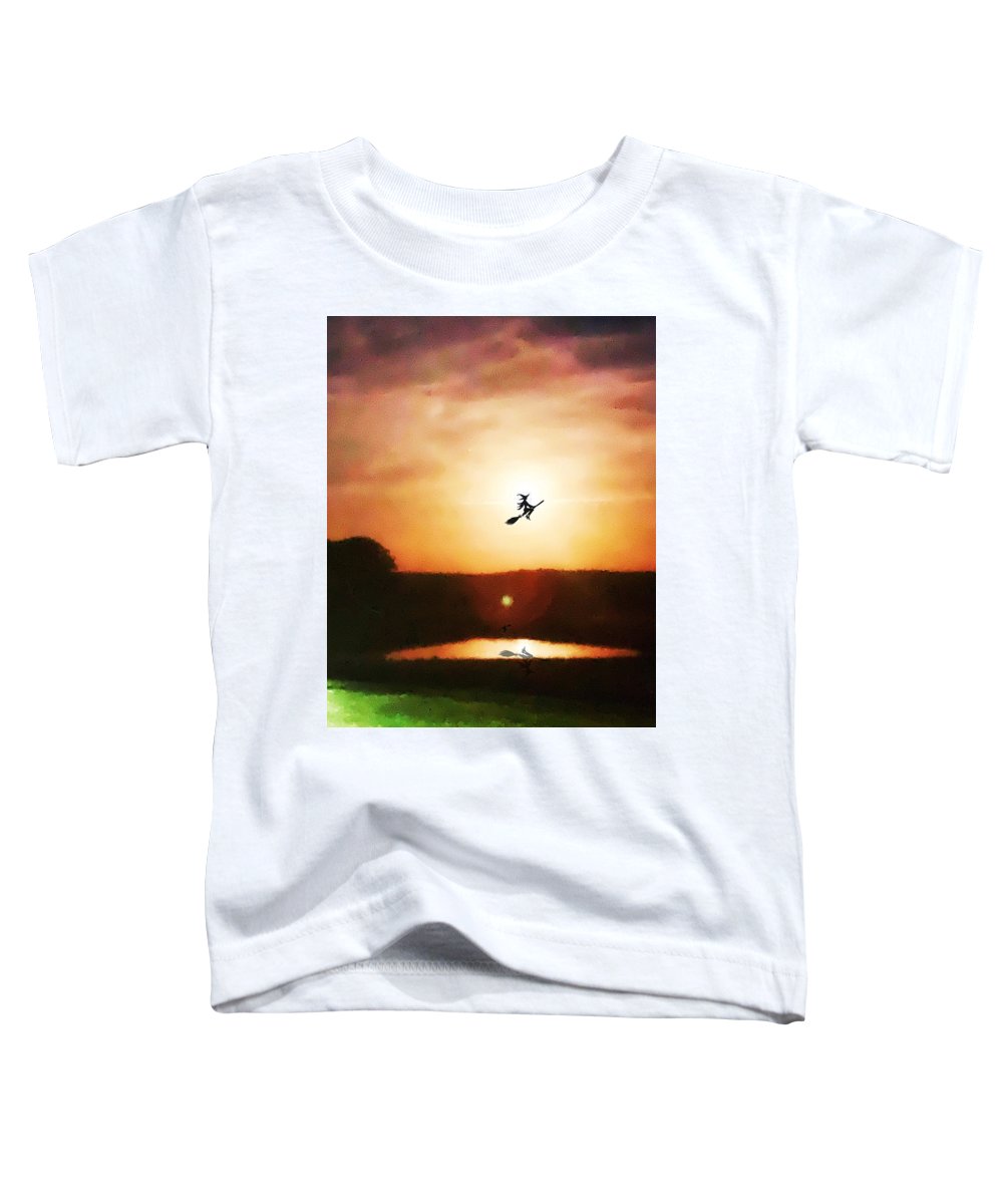 Traveling By Moonlight - Toddler T-Shirt