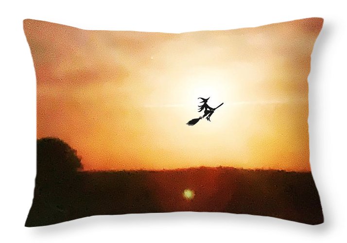 Traveling By Moonlight - Throw Pillow