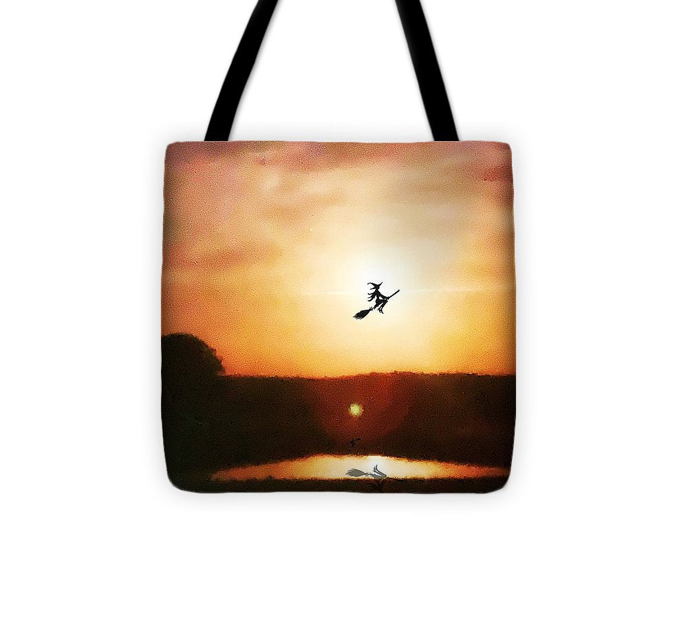 Traveling By Moonlight - Tote Bag