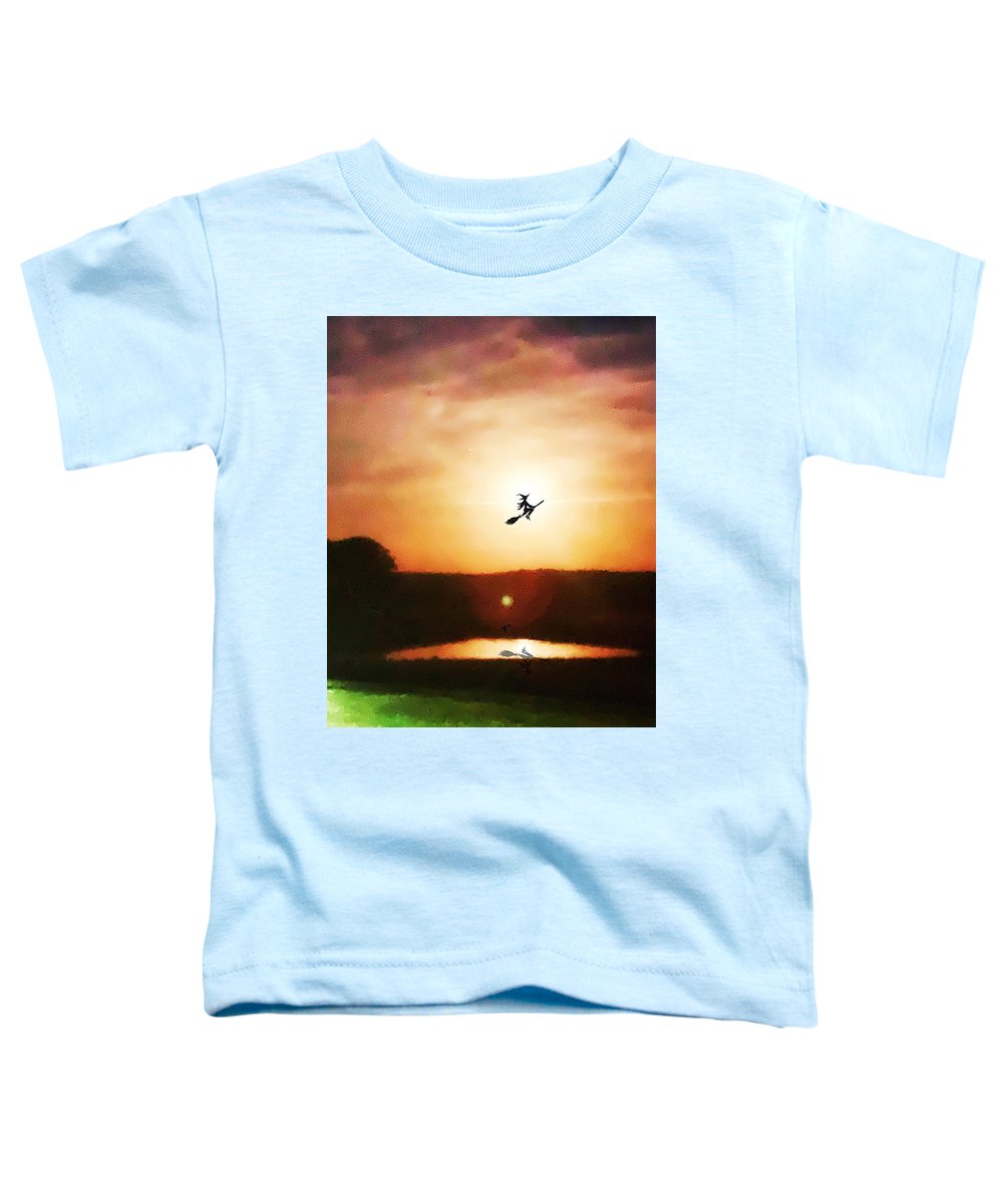 Traveling By Moonlight - Toddler T-Shirt