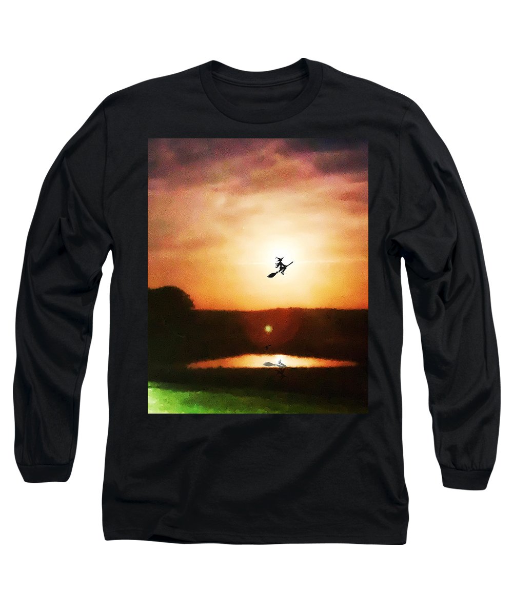 Traveling By Moonlight - Long Sleeve T-Shirt