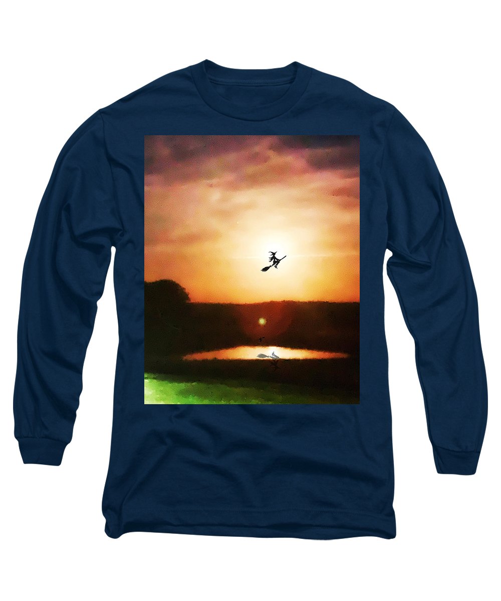 Traveling By Moonlight - Long Sleeve T-Shirt