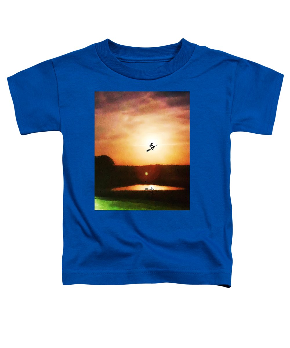 Traveling By Moonlight - Toddler T-Shirt