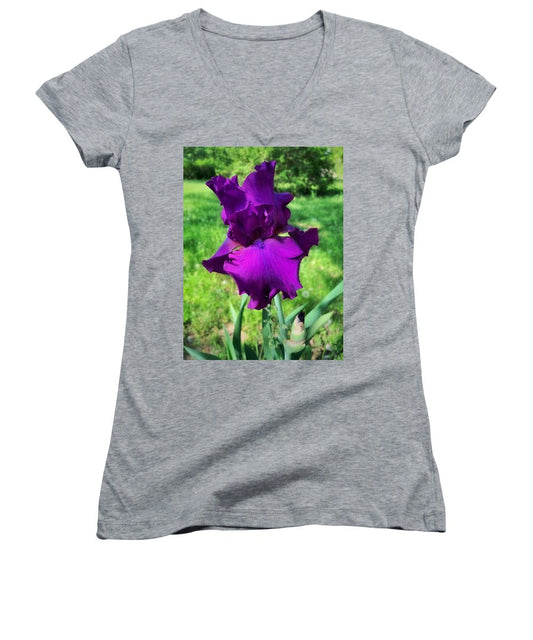 Violet Iris - Women's V-Neck