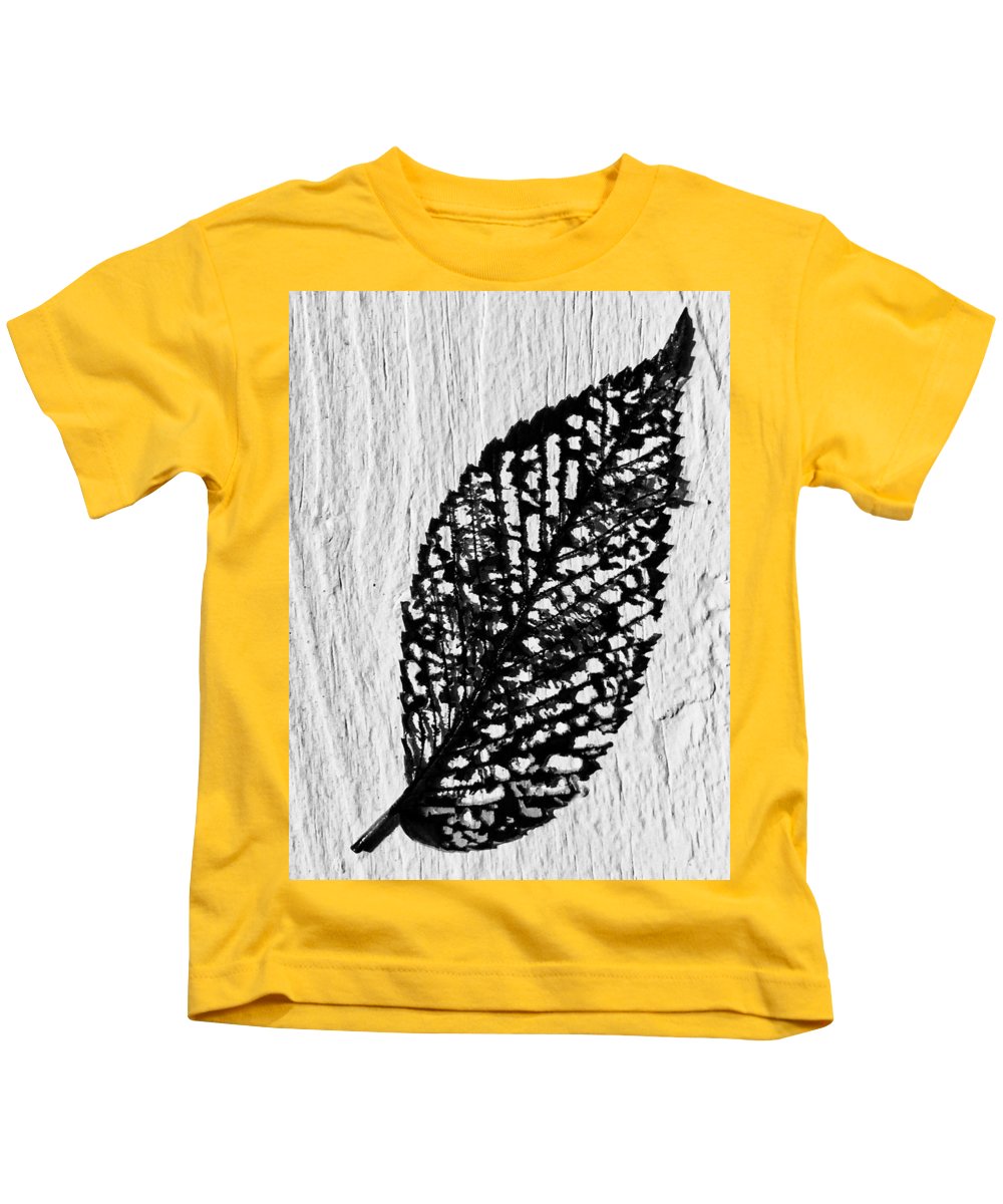 Weathered Leaf - Kids T-Shirt