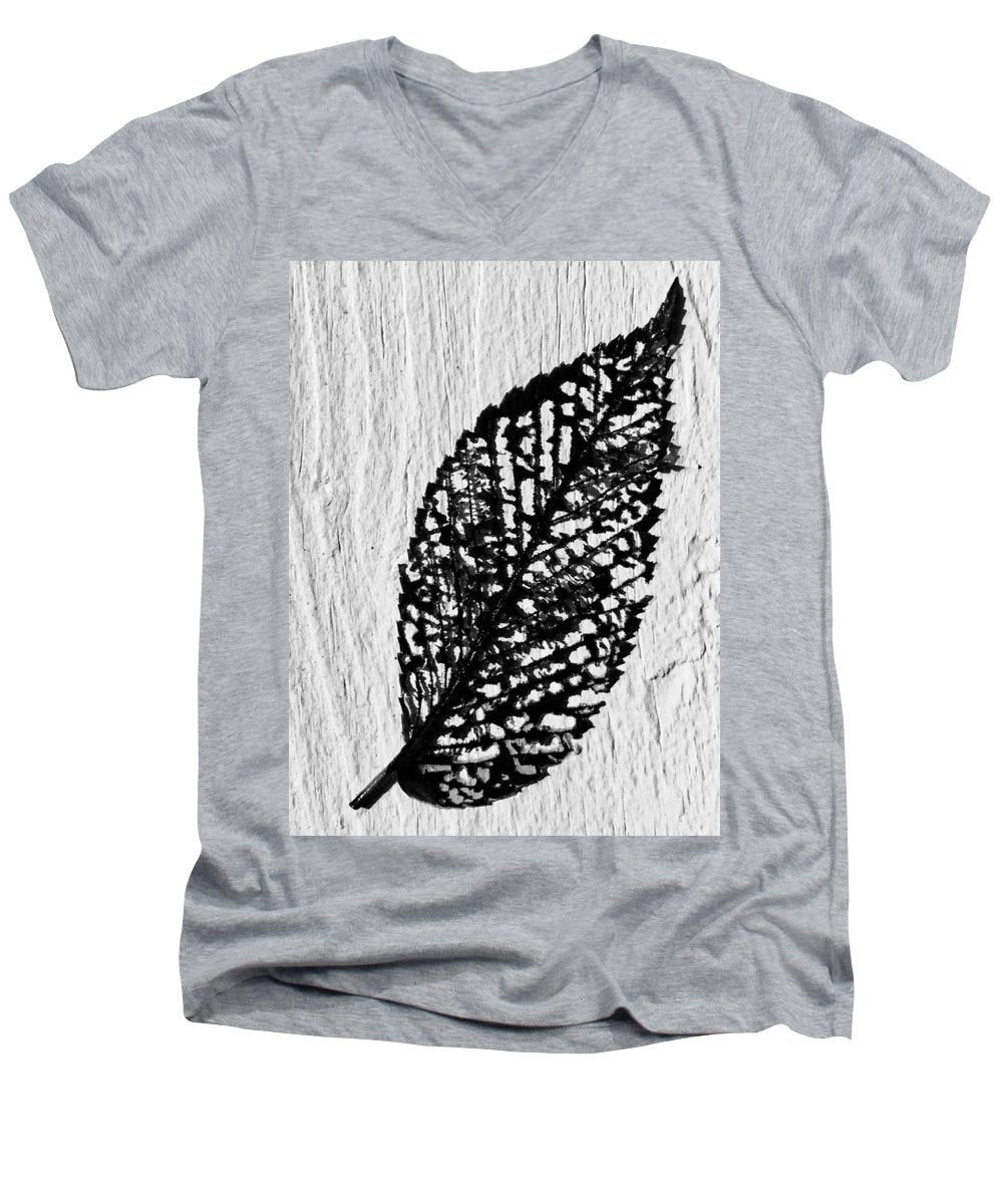 Weathered Leaf - Men's V-Neck T-Shirt