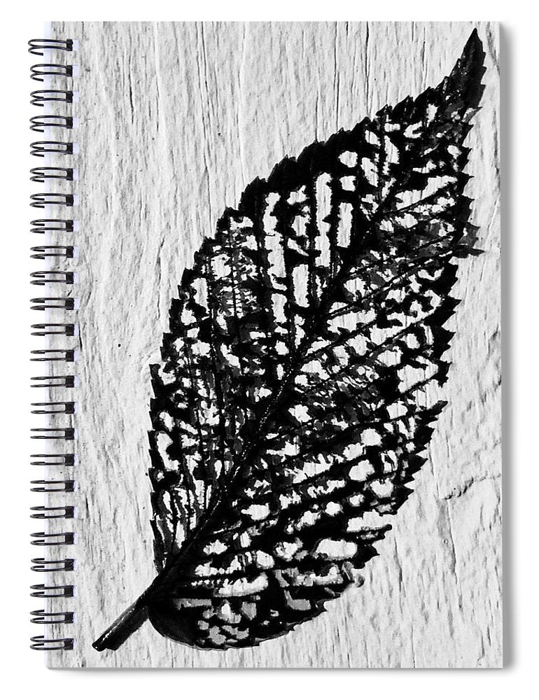 Weathered Leaf - Spiral Notebook