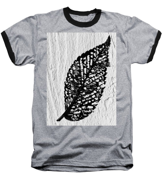 Weathered Leaf - Baseball T-Shirt