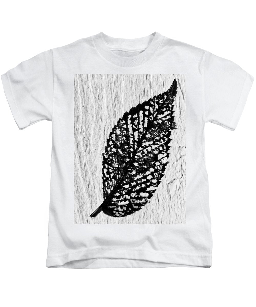 Weathered Leaf - Kids T-Shirt