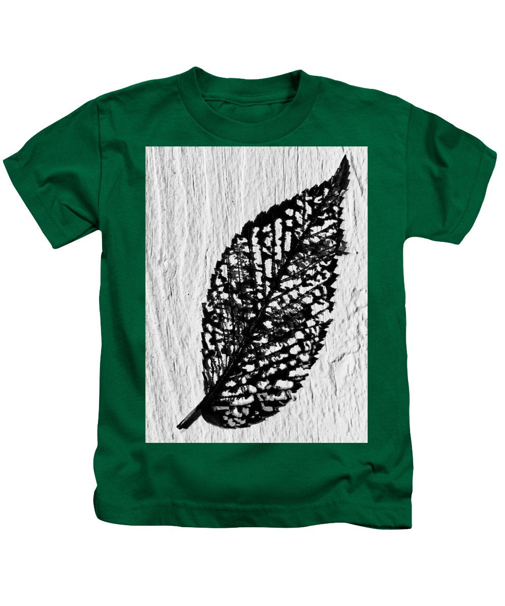 Weathered Leaf - Kids T-Shirt