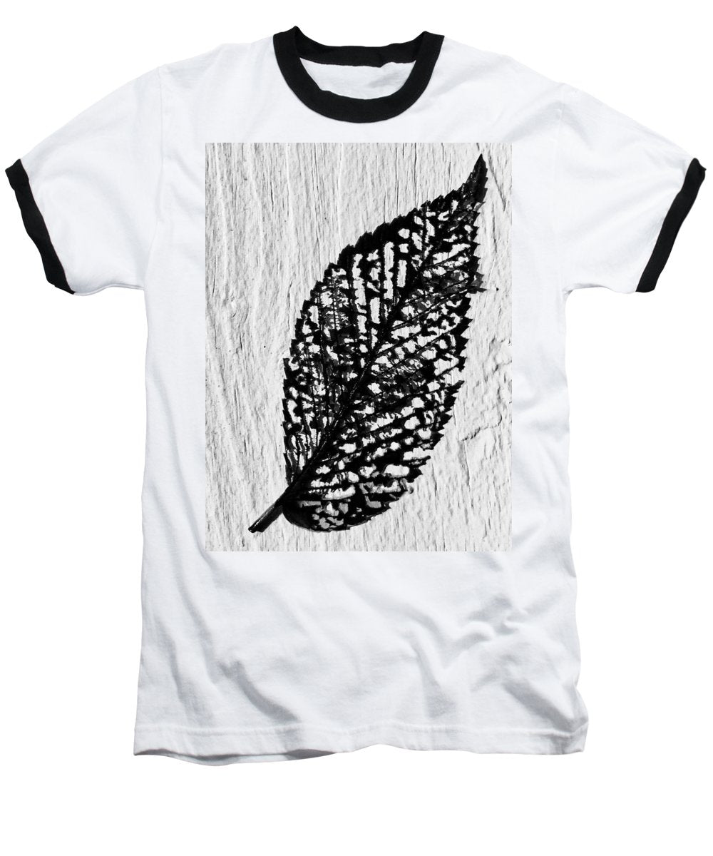 Weathered Leaf - Baseball T-Shirt