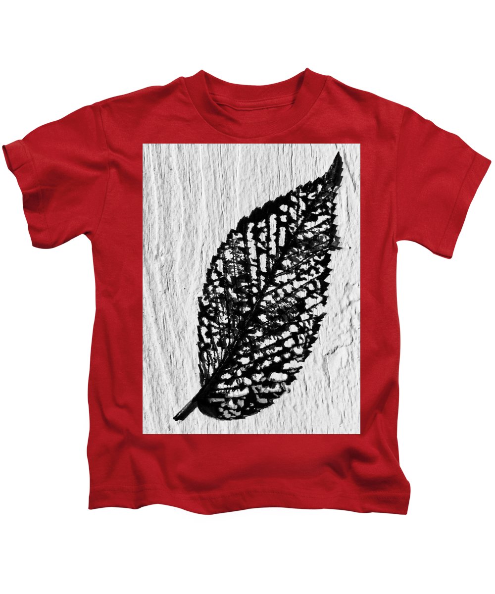 Weathered Leaf - Kids T-Shirt