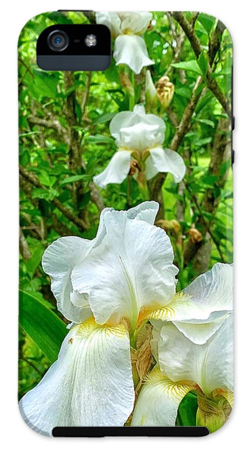 White Iris - Phone Case