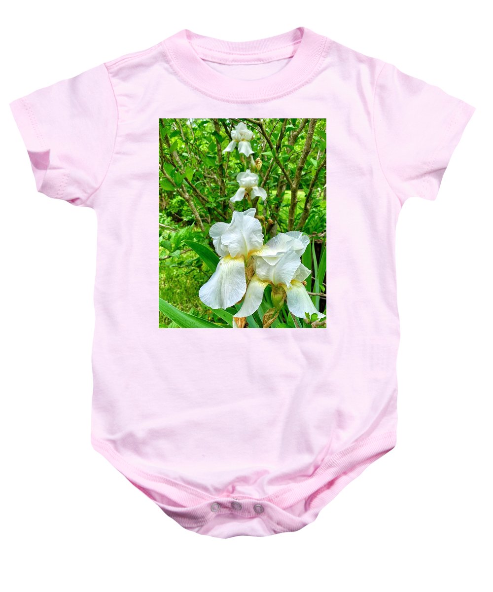 White Iris - Baby Onesie