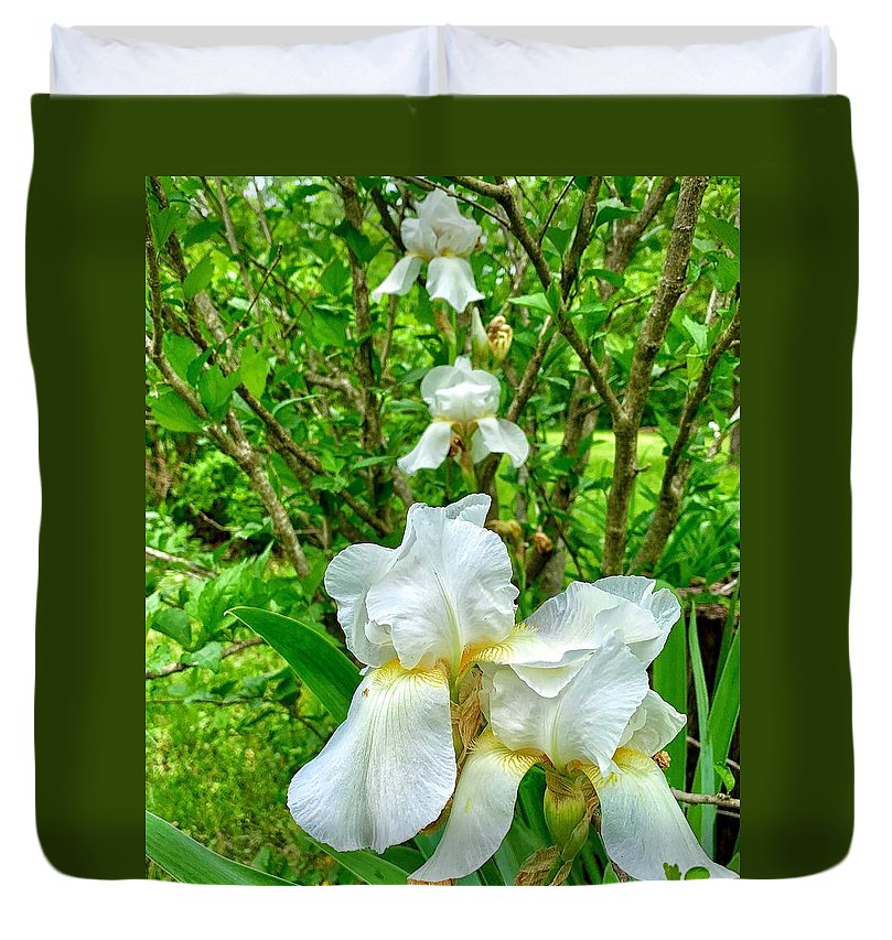 White Iris - Duvet Cover