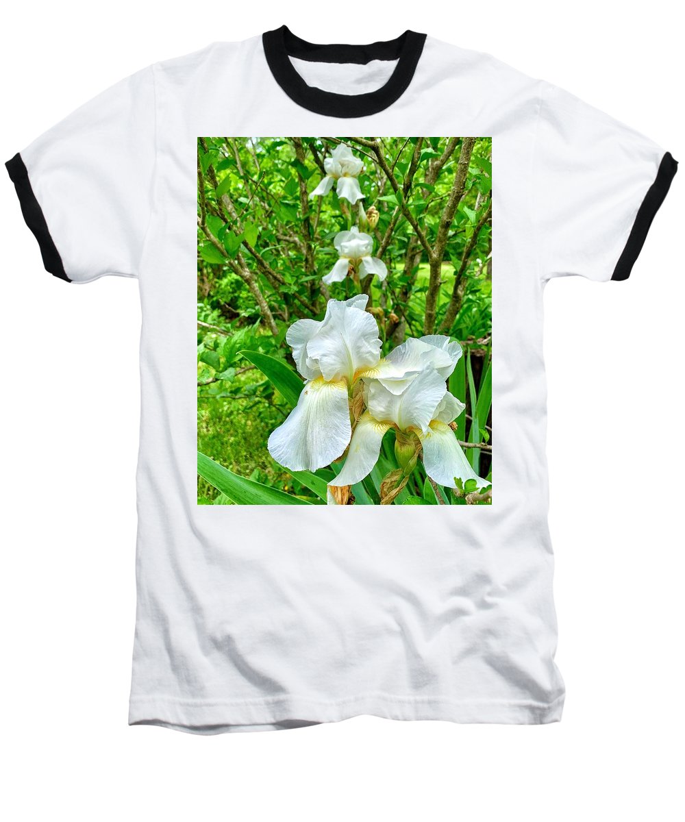 White Iris - Baseball T-Shirt