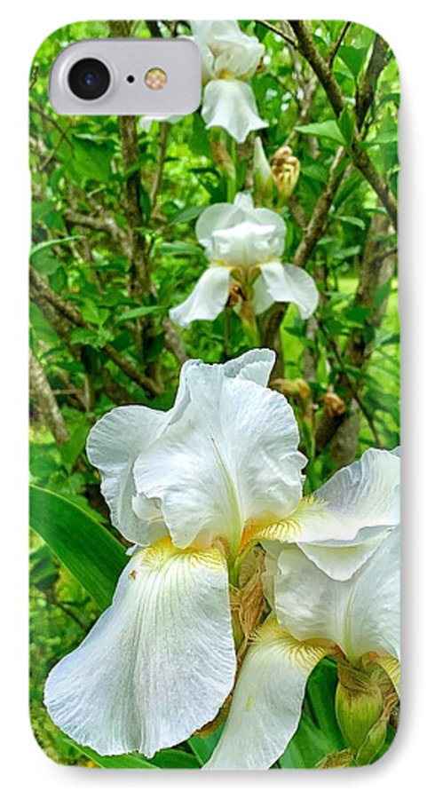 White Iris - Phone Case