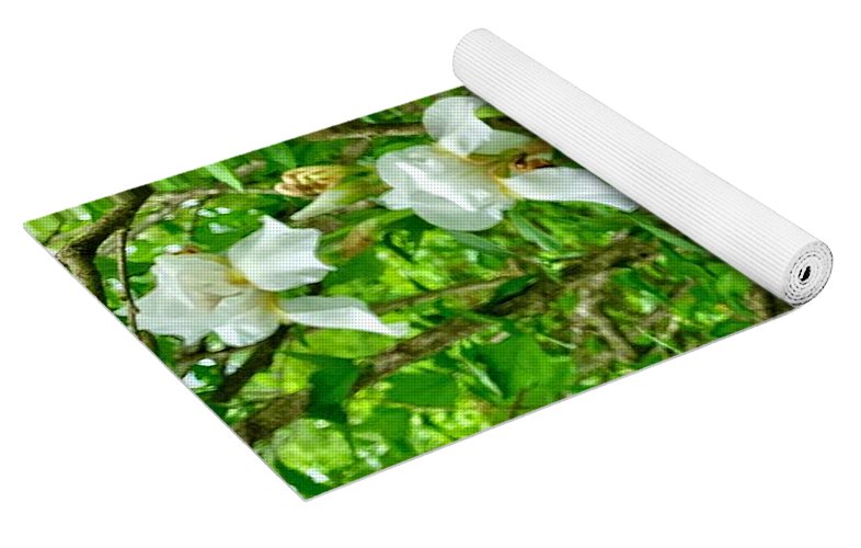 White Iris - Yoga Mat