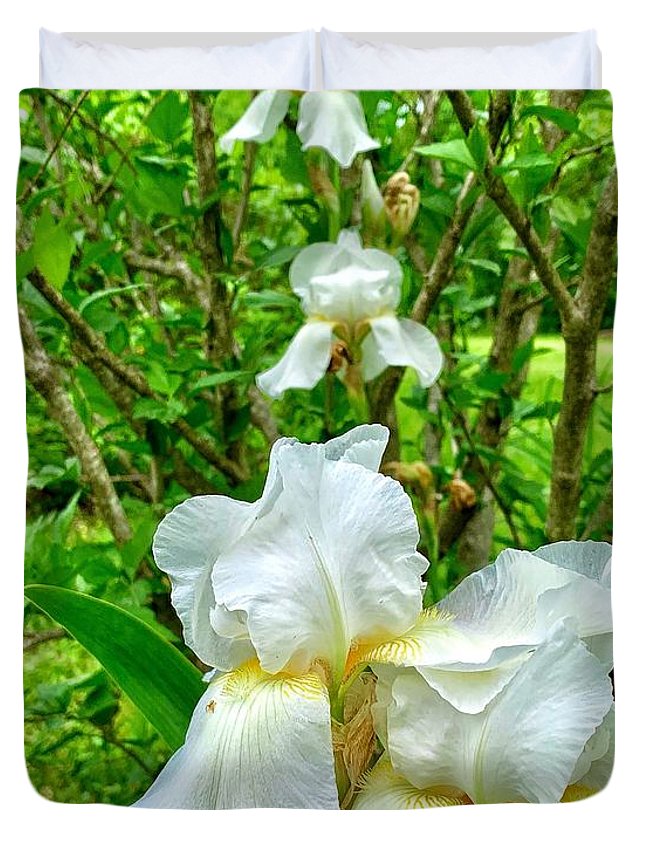 White Iris - Duvet Cover