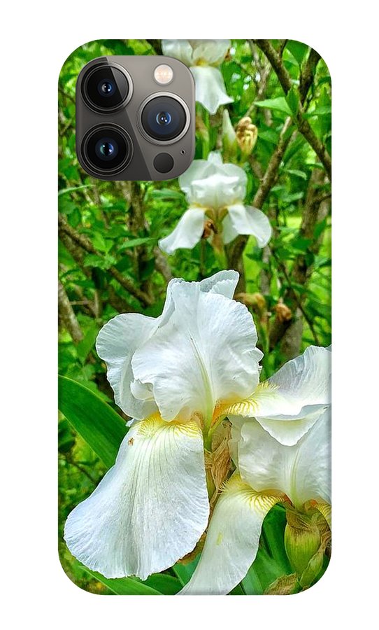 White Iris - Phone Case