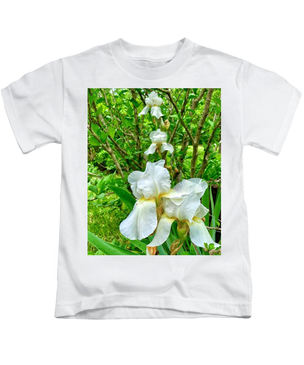 White Iris - Kids T-Shirt