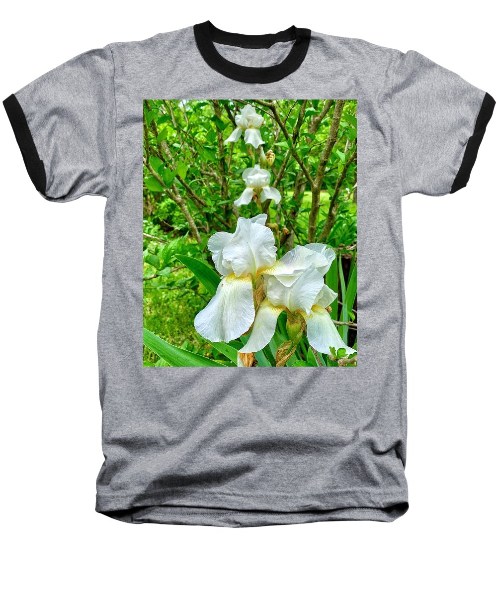 White Iris - Baseball T-Shirt