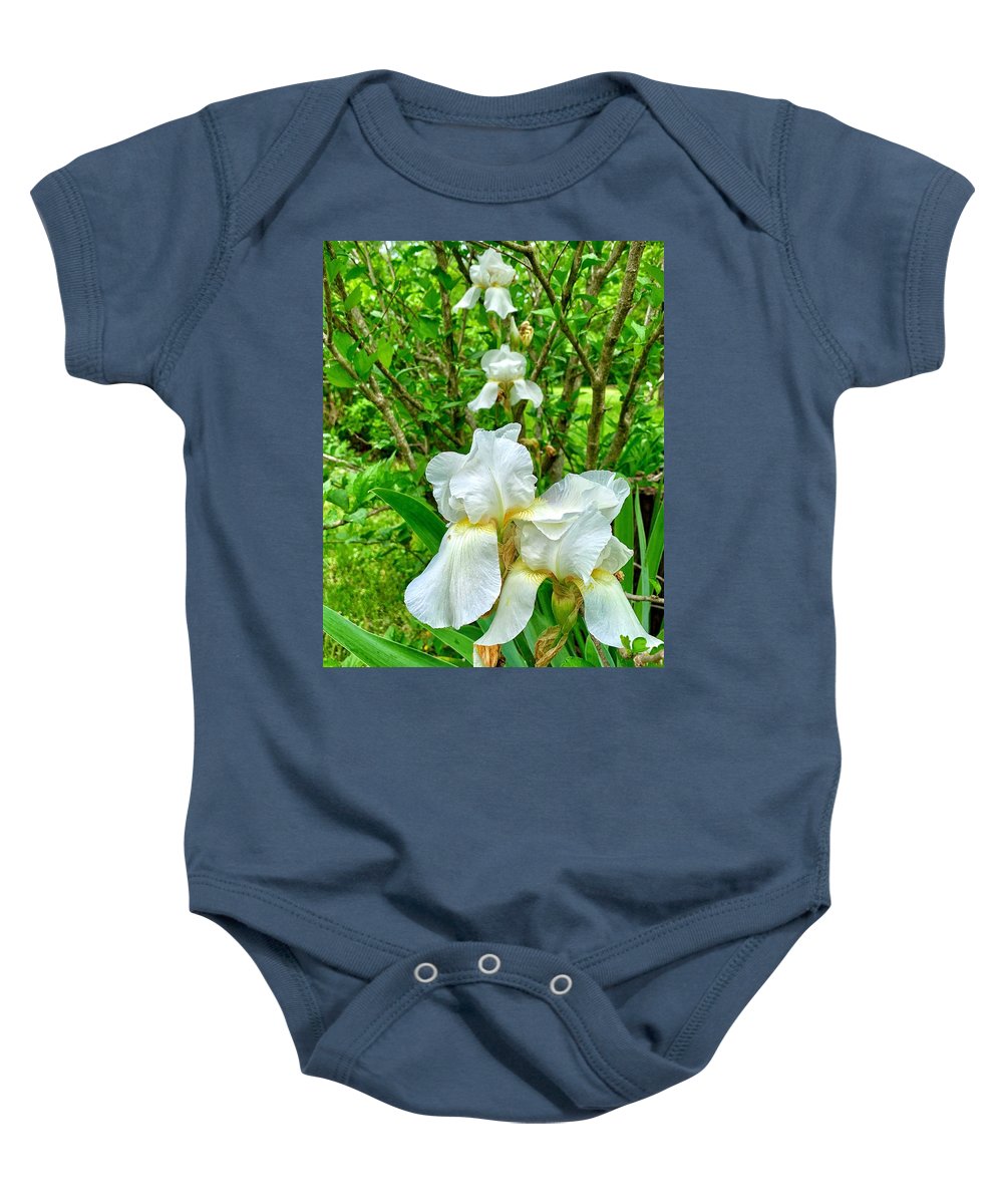 White Iris - Baby Onesie