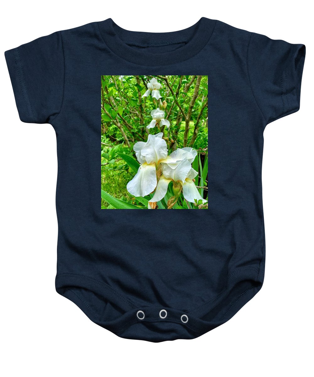 White Iris - Baby Onesie