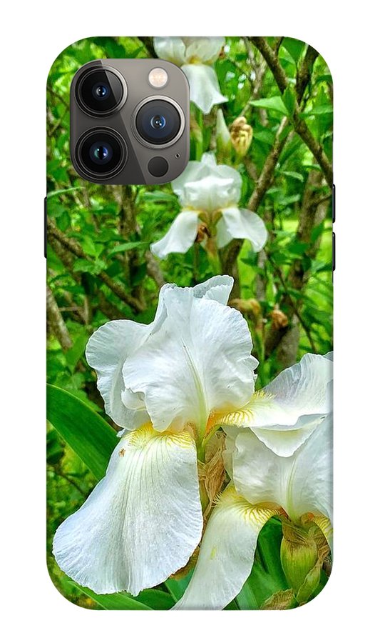 White Iris - Phone Case