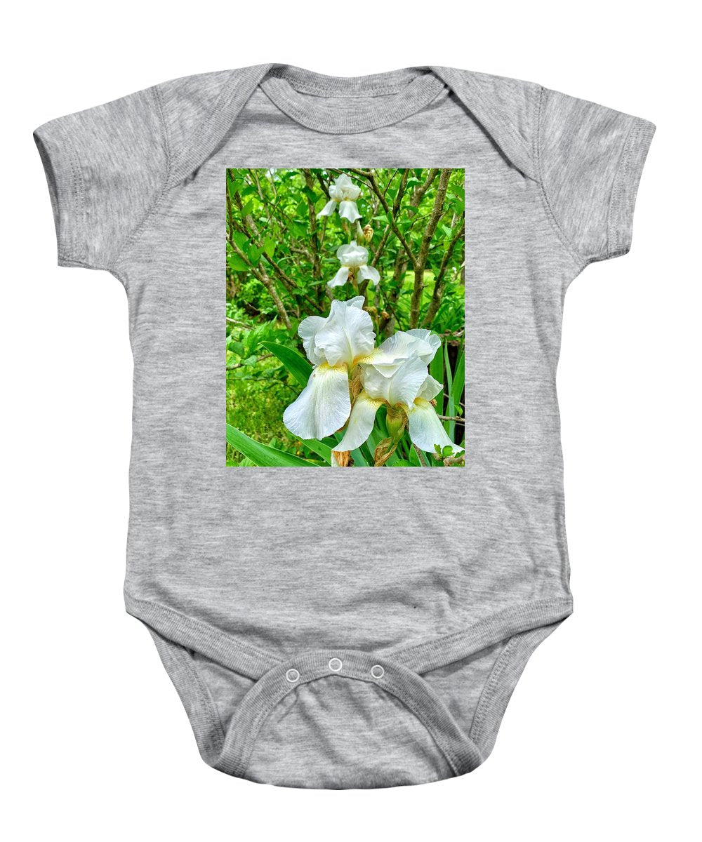 White Iris - Baby Onesie