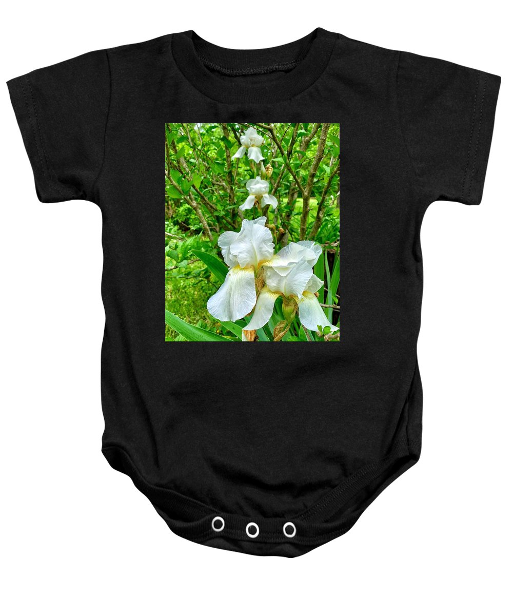 White Iris - Baby Onesie