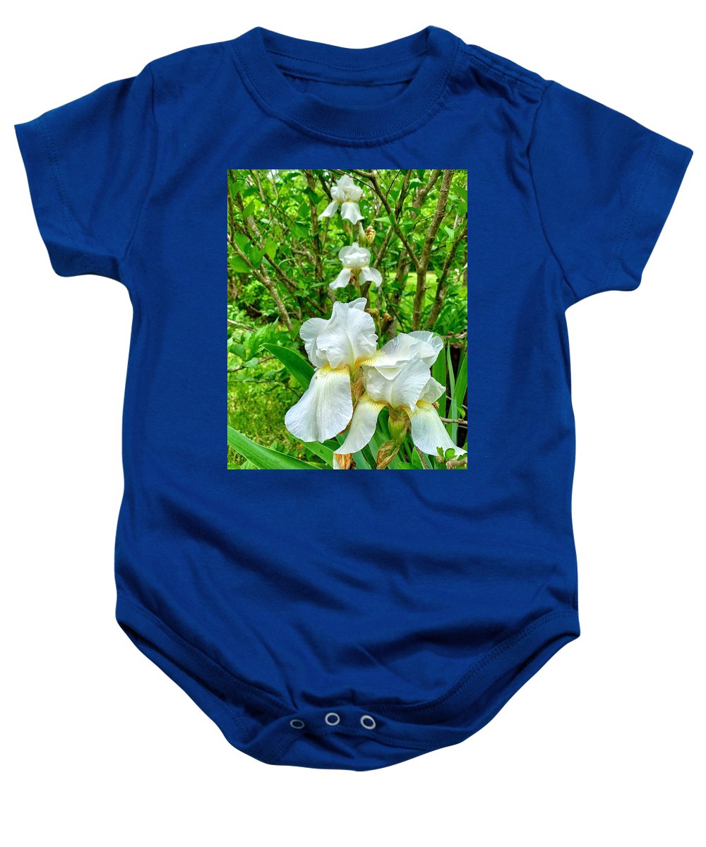 White Iris - Baby Onesie