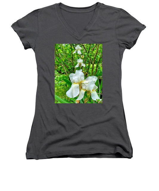 White Iris - Women's V-Neck