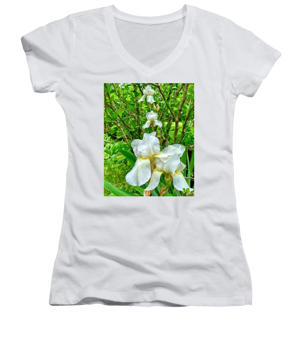 White Iris - Women's V-Neck