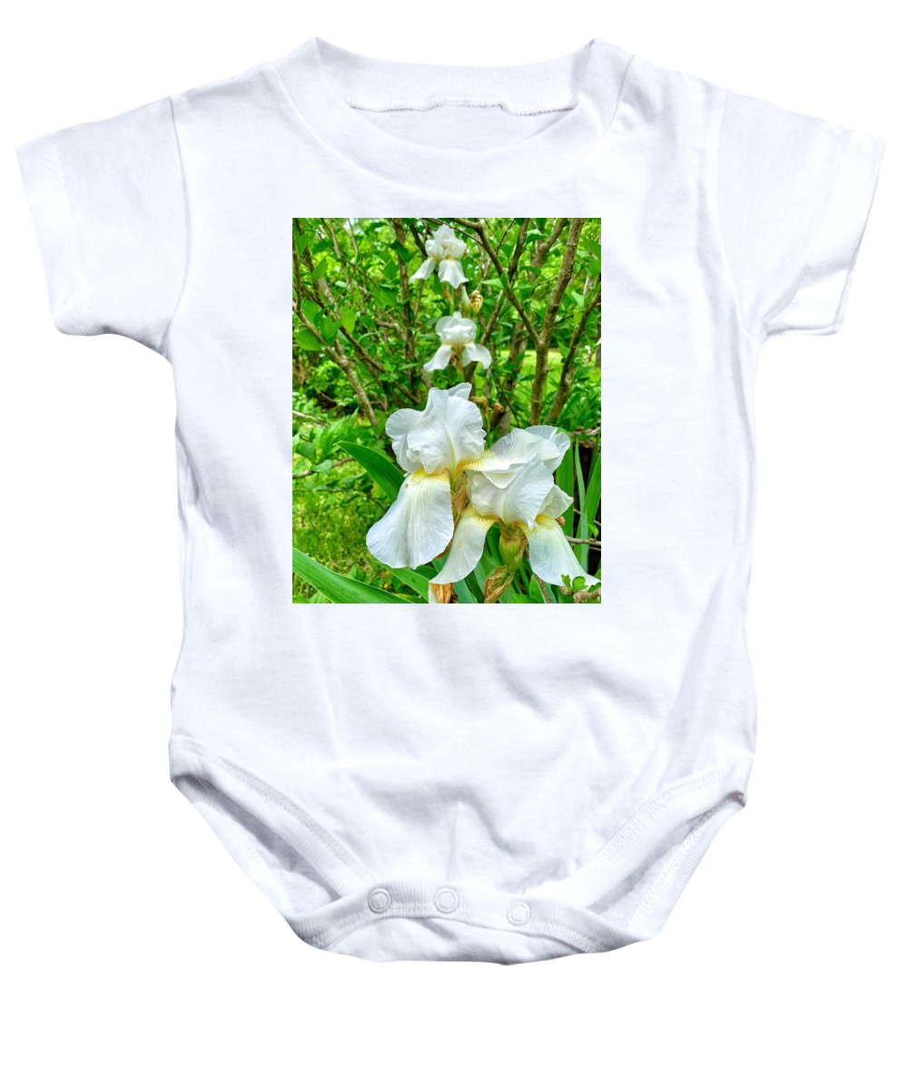 White Iris - Baby Onesie